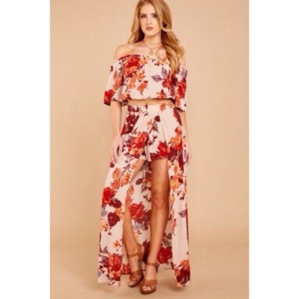 Two Piece Floral Set